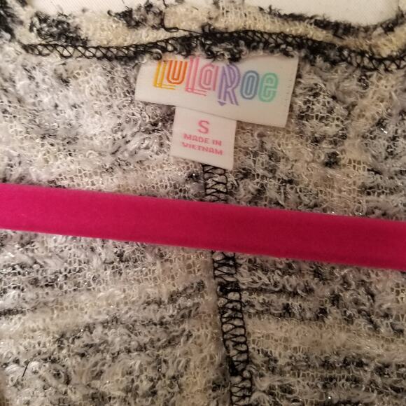 LuLaRoe Sweater Cardigan Shrug Front Waterfall Kimono Style Sleeves Size S - Picture 3 of 8